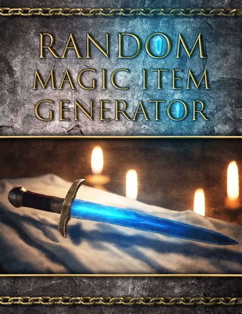 Random magical item generator